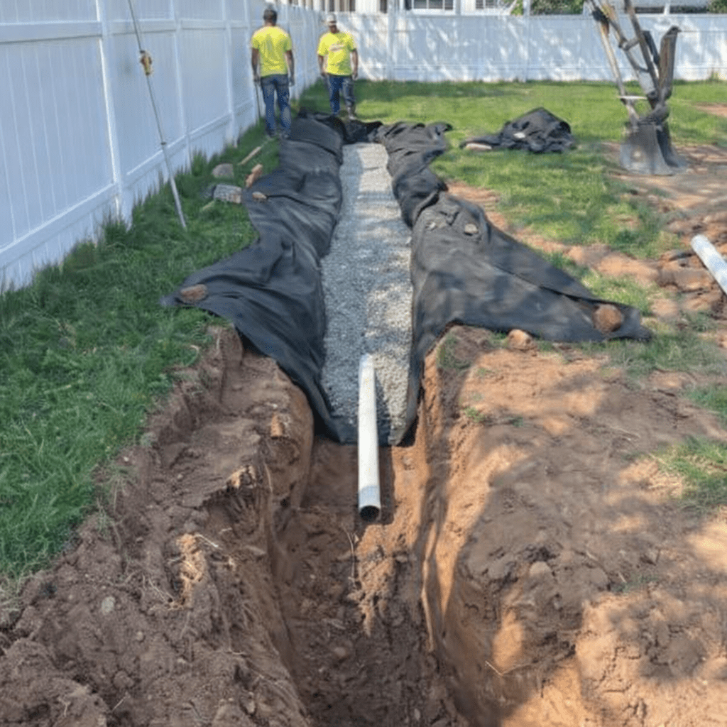 drainage pipe installation service
