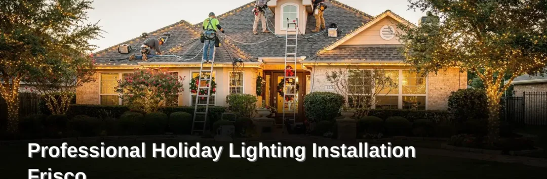 Trained installers protect Frisco homeowners from rooftop falls, tangled wiring, and mismatched HOA displays