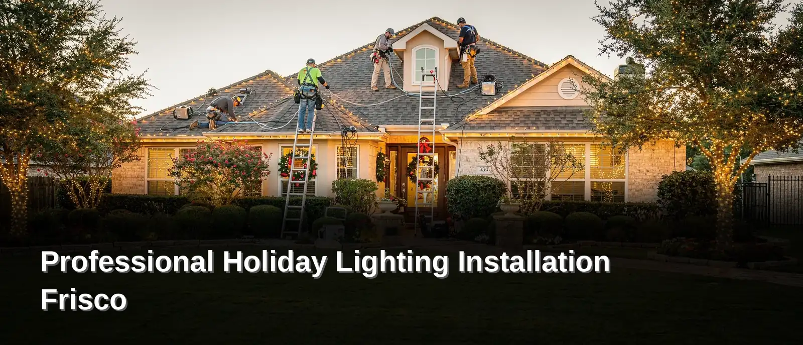 Trained installers protect Frisco homeowners from rooftop falls, tangled wiring, and mismatched HOA displays